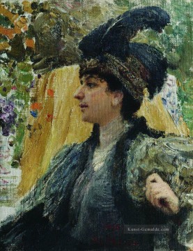 Porträt vv Verevkina 1916 Ilya Repin Ölgemälde